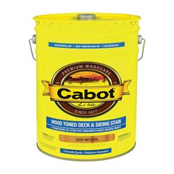 Cabot 140.0003000.008 Deck and Siding Stain, Natural, Liquid, 5 gal 