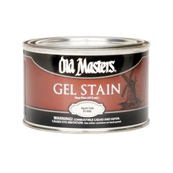 Old Masters 81908 Gel Stain, Aged Oak, Liquid, 1 pt 