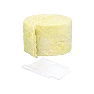 M-D 04937 Pipe Insulation Wrap, 25 ft L, 1/2 in Thick, Fiberglass, Yellow