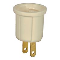 Eaton Wiring Devices 738V-BOX Outlet Adapter, 660 W, 1-Outlet, Thermoplastic, Ivory 