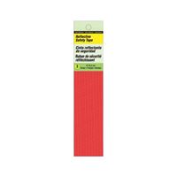 Hy-Ko TP-3R Reflective Safety Tape, 6 in L, Red, Pack of 5 