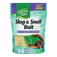 Garden Safe 4536 Slug and Snail Bait, Solid, 2 lb, Pack of 6 
