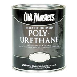 Old Masters 49604 Polyurethane, Liquid, Clear, 1 qt, Can 