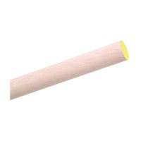 Waddell 6312UB Dowel Rod, 3/4 in Dia, 36 in L, Aspen Wood, Yellow, Pack of 8 