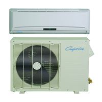 Comfort-Aire SMH09SC-0-25-KIT Mini-Split Air Conditioner, 115 V, 9000 Btu Cooling, 12.7 EER, Remote Control 