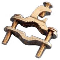 nVent ERICO EK16 Ground Clamp, Clamping Range: 1/2 to 1 in, #10 to 2 AWG Wire, Bronze 