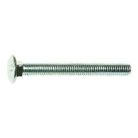 Midwest Fastener 01074 Carriage Bolt, 5/16-18 in Thread, NC Thread, 1-1/2 in OAL, Zinc, 2 Grade 