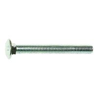 Midwest Fastener 01082 Carriage Bolt, 5/16-18 in Thread, NC Thread, 3-1/2 in OAL, Zinc, 2 Grade 