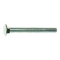 Midwest Fastener 01097 Carriage Bolt, 3/8-16 in Thread, NC Thread, 2 in OAL, Zinc, 2 Grade 