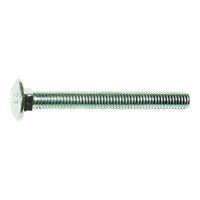 Midwest Fastener 01099 Carriage Bolt, 3/8-16 in Thread, NC Thread, 2-1/2 in OAL, Zinc, 2 Grade 