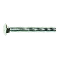 Midwest Fastener 01105 Carriage Bolt, 3/8-16 in Thread, NC Thread, 4-1/2 in OAL, Zinc, 2 Grade 