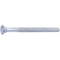 Midwest Fastener 53643 Carriage Bolt, 5/8-11 Thread, 8 in OAL, Galvanized, 15/PK 