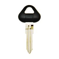 Hy-Ko 12005DA25 Automotive Key Blank, Brass/Plastic, Nickel, For: Nissan Vehicle Locks, Pack of 5 