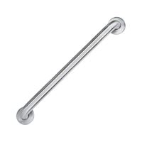 Boston Harbor SG01-01&0124 Grab Bar, 24 in L Bar, Stainless Steel, Wall Mounted Mounting 