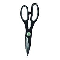 Chef Craft 21000 Kitchen Shears, Stainless Steel Blade, Plastic Handle, 8 in OAL, Sharp Blade, Dishwasher Safe: Yes 