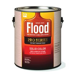Flood FLD820-01 Wood Stain, White, Liquid, 1 gal, Pack of 4 