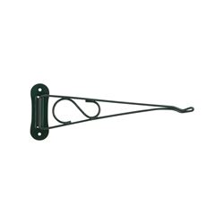Landscapers Select GB0223L Planter Bracket, 10-3/8 L, Steel, Forest Green, Wall Mount Mounting 