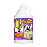 Krud Kutter HW012 House Wash Cleaner, 1 gal, Bottle, Liquid, Mild, Pack of 2 
