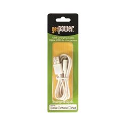 GetPower GP-USB-IPH5 USB Charging and Sync Cable, White, 3 ft L 