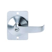 Tell Manufacturing EX100005 Entry Lever, Satin, Reversible Hand 