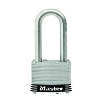 Master Lock 1SSKADLFHC Padlock, Keyed Alike Key, 5/16 in Dia Shackle, 1-1/2 in H Shackle, Stainless Steel Shackle 