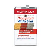 Thompsons WaterSeal TH.024111-03 Waterproofer, Clear, 1.2 gal, Can, Pack of 4 