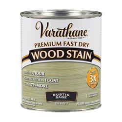 Varathane 297426 Wood Stain, Rustic Sage, Liquid, 1 qt, Can, Pack of 2 