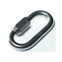 BARON 7350T-1/4 Quick Link, 660 lb Working Load, Steel, Zinc, Pack of 10 