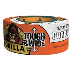 Gorilla TOUGH & WIDE 6025302 Duct Tape, 25 yd L, 2.88 in W 