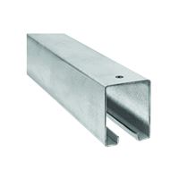 National Hardware N105-213 Box Rail, Steel, Galvanized, 1-57/64 in W, 2-13/32 in H, 10 ft L 