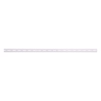 ProSource 25214PHL Shelf Standard, 2 mm Thick Material, 5/8 in W, 72 in H, Steel, White 