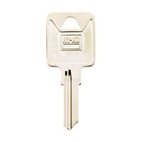 Hy-Ko 11010TM2 Key Blank, Brass, Nickel, For: Trimark Cabinet, House Locks and Padlocks, Pack of 10 