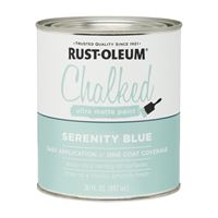 Rust-Oleum 285139 Chalk Paint, Ultra Matte, Serenity Blue, 30 oz, Pack of 2 