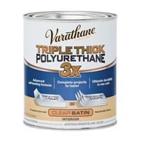 Varathane 284473 Polyurethane, Liquid, Clear, 1 qt, Can, Pack of 2 