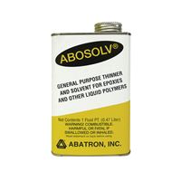 Abatron ASPR Wood Repair Solvent, Liquid, Irritating Aromatic, Clear, 1 pt 