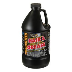 Instant Power 1970 Hair and Grease Drain Opener, Liquid, Clear, Odorless, 2 L Bottle, Pack of 6 