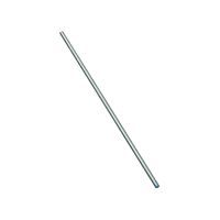 Stanley Hardware N179-416 Threaded Rod, 1/4-20 Thread, 24 in L, A Grade, Steel, Zinc, UNC Thread 