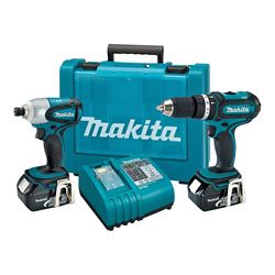 Makita XT261M Combination Tool Kit, Battery Included, 4 Ah, 18 V, Lithium-Ion 