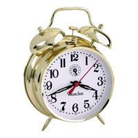 Westclox 70010G Alarm Clock, Gold Case 