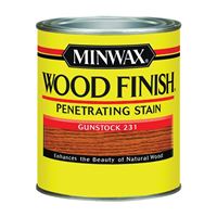 Minwax 700454444 Wood Stain, Gunstock, Liquid, 1 qt, Can 