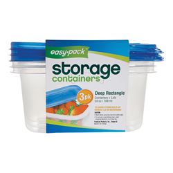 Easy Pack 8065 Storage Container, 24 oz Capacity, Plastic 