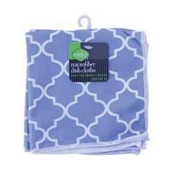 Cooks Kitchen 1005 Dish Towel, 12 in L, 12 in W, Microfiber, Pack of 6 