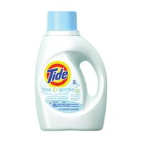 Tide 04182 Laundry Detergent, 42 oz, Bottle, Liquid, Slight, Pack of 6 