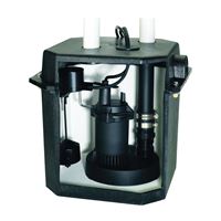 Flotec FPZS33LTS Heavy-Duty Sink Pump System, 8.5 A, 115 V, 0.33 hp, 1-1/2 in Outlet, 22 ft Max Head 