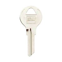 Hy-Ko 11010AP3 Key Blank, Brass, Nickel, For: Chicago Cabinet, House Locks and Padlocks, Pack of 10 