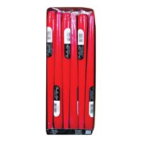 CANDLE-LITE 4201854 Taper Candle, Crimson Candle, 9.4 hr Burning, Pack of 12 