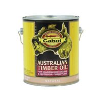 Cabot 140.0003400.007 Australian Timber Oil, Natural, Liquid, 1 gal, Can, Pack of 4 