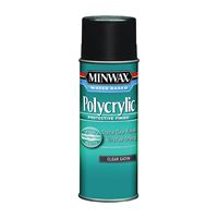 Minwax Polycrylic 33333000 Protective Finish Paint, Liquid, Crystal Clear, 11.5 oz, Aerosol Can 
