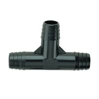 Toro 53390 Tee, 3/8 in Connection, Barb, Plastic, Black, Pack of 50 