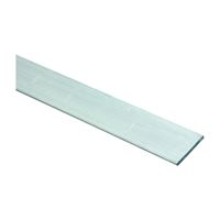 Stanley Hardware 4200BC Series N247-114 Flat Bar, 1-1/2 in W, 72 in L, 1/8 in Thick, Aluminum, Mill 